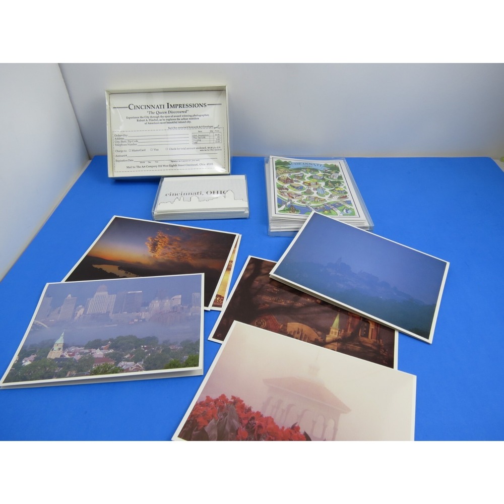 Vintage Cincinnati Ohio Stationery Paper Greeting Cards Lot